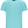 Aqua Unisex Round Neck Tennis T-Shirt