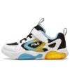 Athletic Training Sneakers "White Black Blue"