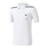 Athletics Logo Tennis Polo Shirt "White"