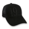 Black Hazza Large 1911 Embroidered Mesh-Back Cap
