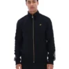 Black Roman Full Zip Jacket with Tape Detail