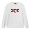 Casual Sports Knitted Turtleneck Jumper For Men White