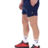Fila Navy High Tide Terry Pocket Stripe Shorts