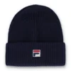 Fila Navy Ricco Ribbed Watchman Turn-Up Beanie