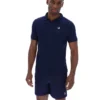 Fila Navy Tristiano Textured Polo