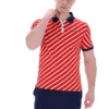 Fila Red Jaye Diagonal Stripe Polo