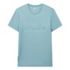 Hollow Out Subject Printing Short Sleeve Green
