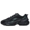 Low-Top Running Shoes Leopard Print Black