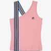 Pink Asymmetrical Tank Top