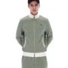 Sea Foam Mathers Herringbone Track Top