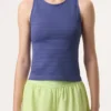 Skipper Blue Center Court Seamless Tank