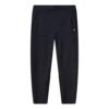 Stripe Straight Knit Casual Long Pants Blue