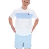 White Mano Cut and Sew Panel Tee