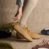 Women's Yellow Suede Ritmo Trainer
