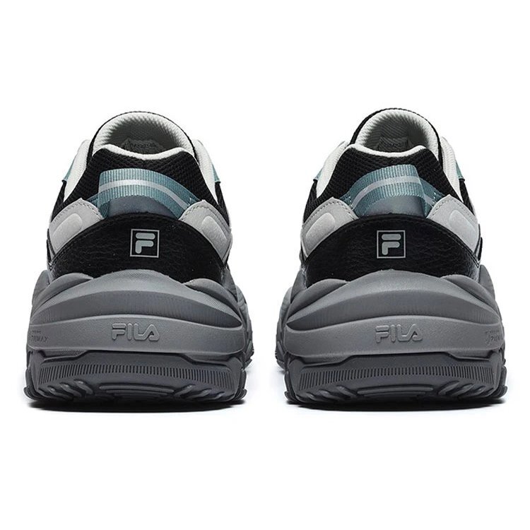 2 Running Sneakers "White Grey Green"