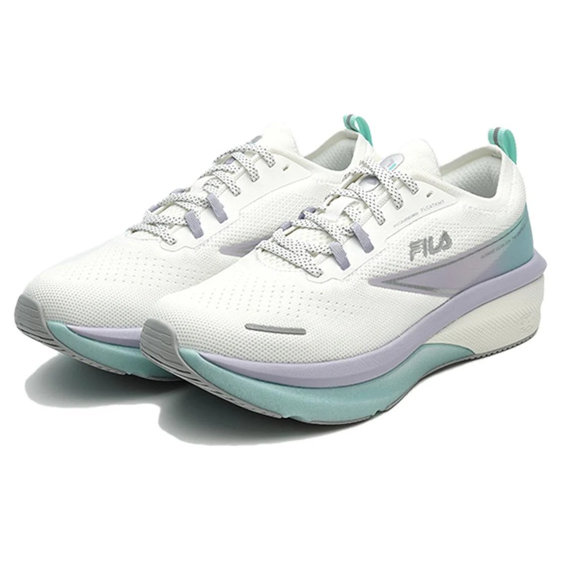 3A Panther Running Shoes "White Aqua Lilac"