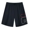 Alphabet Logo Knit Casual Sports Shorts Blue