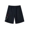 Alphabet Logo Knit Casual Sports Shorts Blue