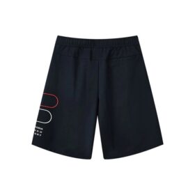 Alphabet Logo Knit Casual Sports Shorts Blue