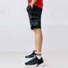 Alphabet Logo Knit Casual Sports Shorts Blue