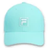 Aqua F-Box Woven Ball Cap