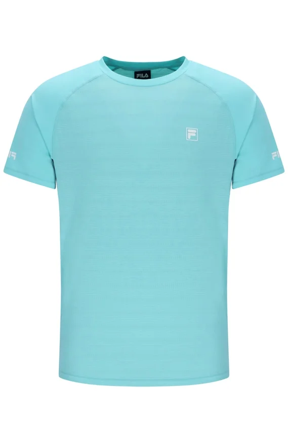Aqua Unisex Round Neck Tennis T-Shirt