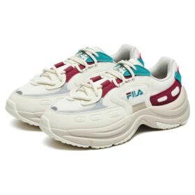 Arch Sneakers “White Red Aqua”
