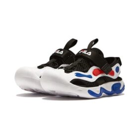 Artist Sandals “White Black Blue”