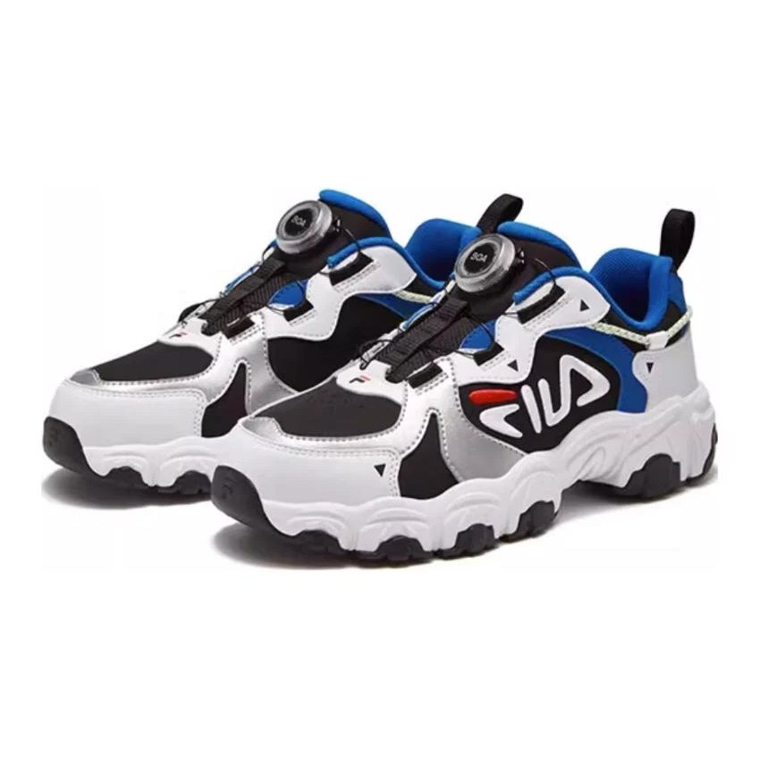 Athletic Running Shoes "White Blue Black"