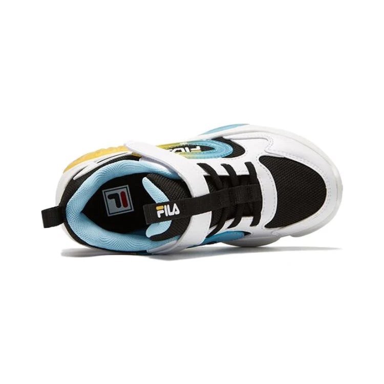 Athletic Training Sneakers "White Black Blue"