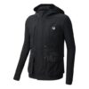 Athletics Cargo Woven Zipper Jacket Black