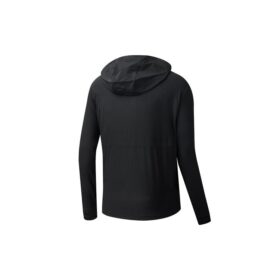 Athletics Cargo Woven Zipper Jacket Black