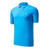 Athletics Casual Sports Short Sleeve Polo Shirt Blue l