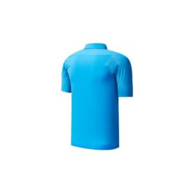 Athletics Casual Sports Short Sleeve Polo Shirt Blue l
