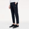 Athletics Knit Straight Solid Color Gym Sports Pants Black