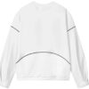 Athletics Letter Printed Pullover Sports Sweatshirt "White"