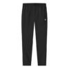 Athletics Logo Pattern Loose Sports Long Pants Black