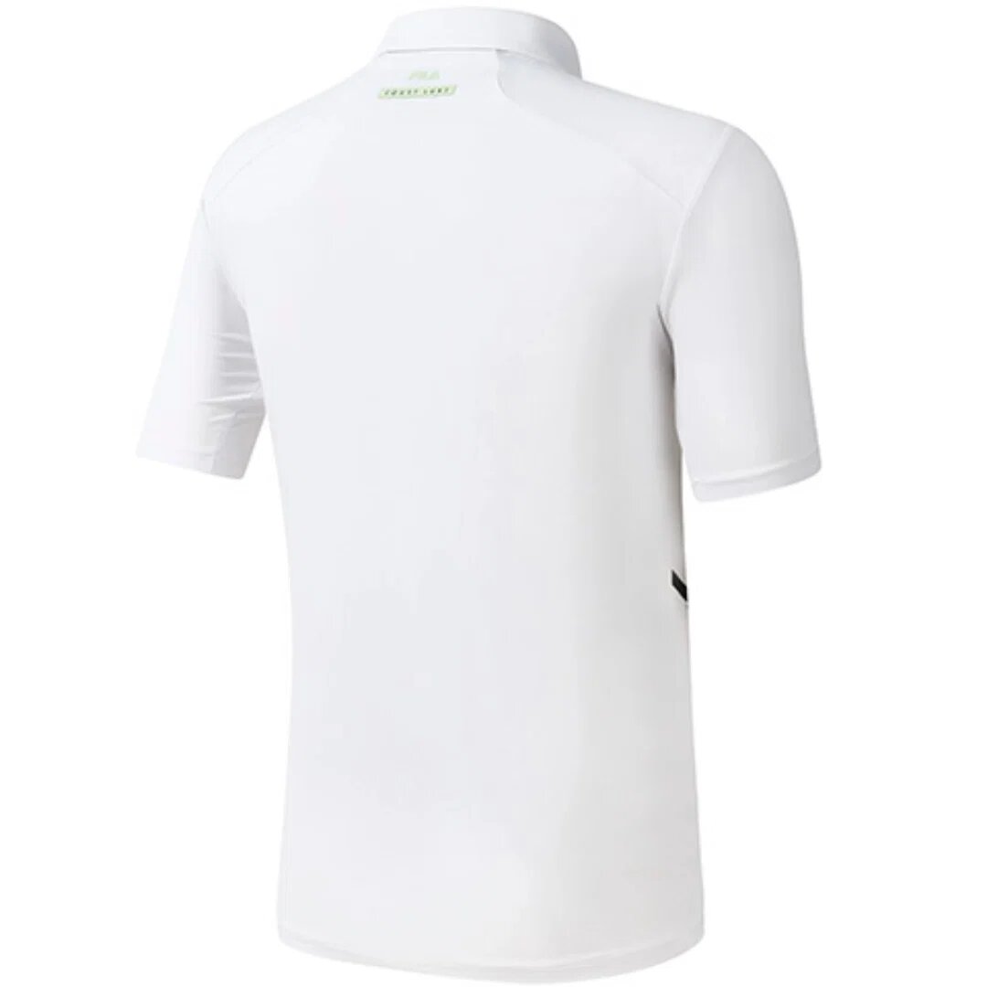Athletics Logo Tennis Polo Shirt "White"