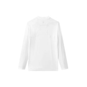 Athletics Series Slim Fit Round Neck Gym Long Sleeves White