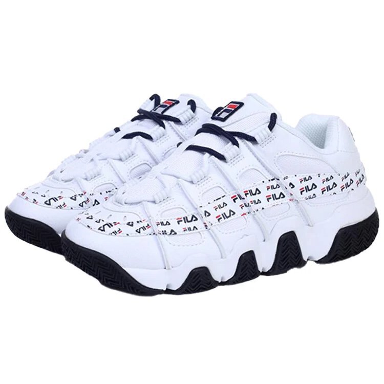 Barricade 97 Low Top Clunky Shoes White