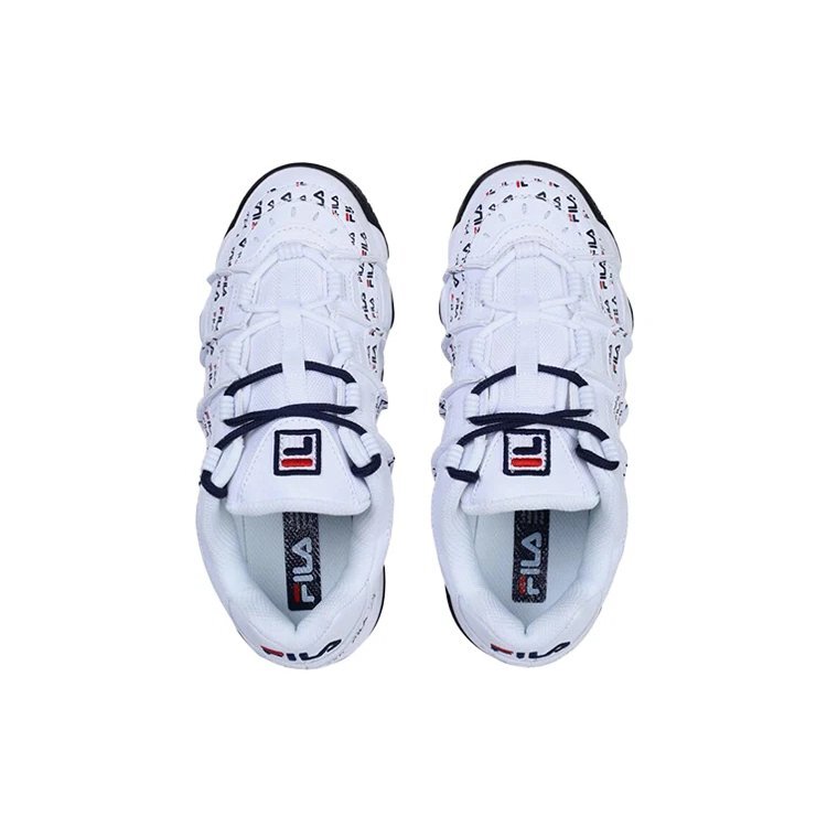 Barricade 97 Low Top Clunky Shoes White
