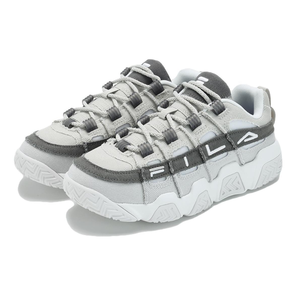 Barricade Basketball Shoes "Grey White"