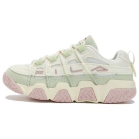 Barricade Basketball Shoes “White Green Pink”
