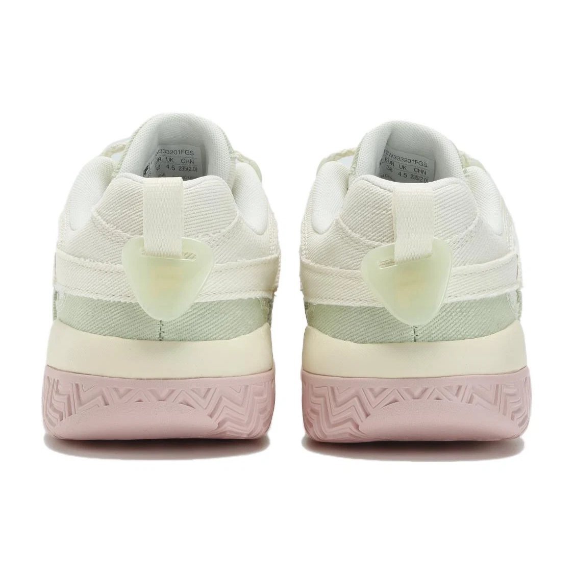 Barricade Basketball Shoes "White Green Pink"