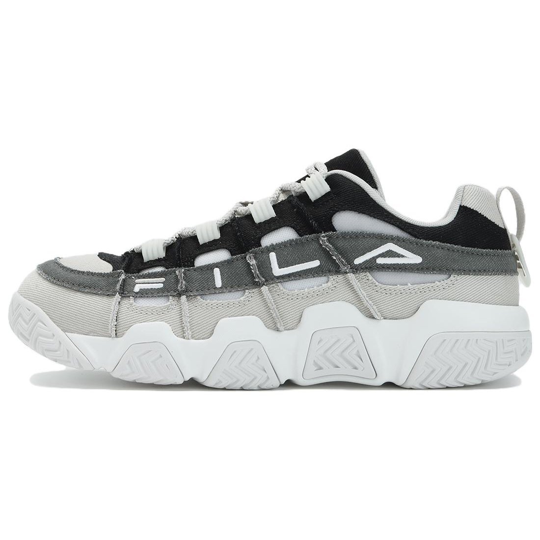 Barricade Basketball Shoes "White Grey Black"