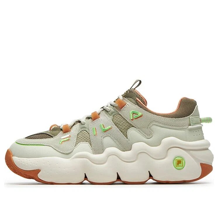 Barricade Low Sneakers "Green White Orange"