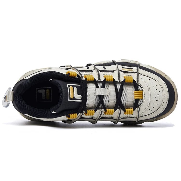 Barricade Low Sneakers "White Black Yellow"
