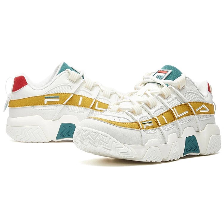 Barricade VNTG GS White/Yellow/Green