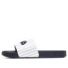 Beach wedges slippers White/black