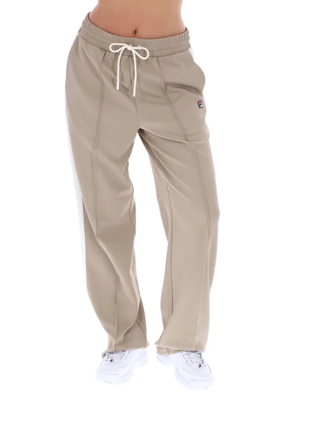 Beige Chiara Smart Straight Leg Trousers